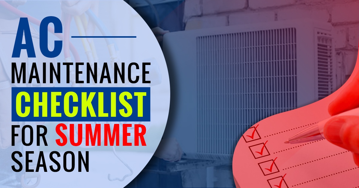 Ac Maintenance Checklist for Summer Season